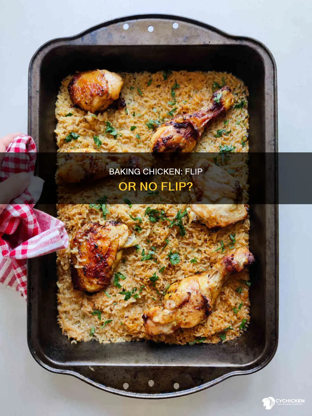 do you need to flip chicken when baking it