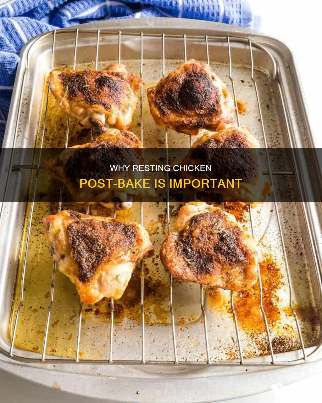 do you need to let chicken rest after baking