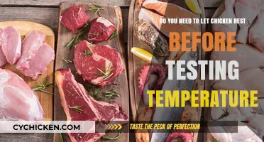 Resting Chicken: When to Test Temperature?