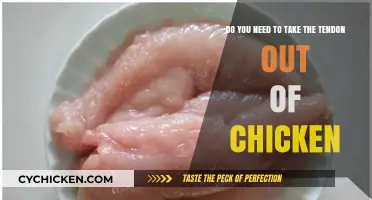 Why Remove Chicken Tendons?