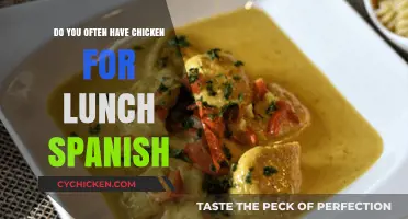 Chicken for Lunch in Spain: A Common Culinary Choice?