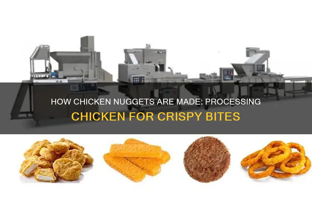 do you process chicken to make chicken nuggets