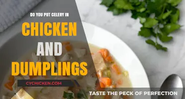 Celery in Chicken and Dumplings: A Flavorful Debate Unveiled