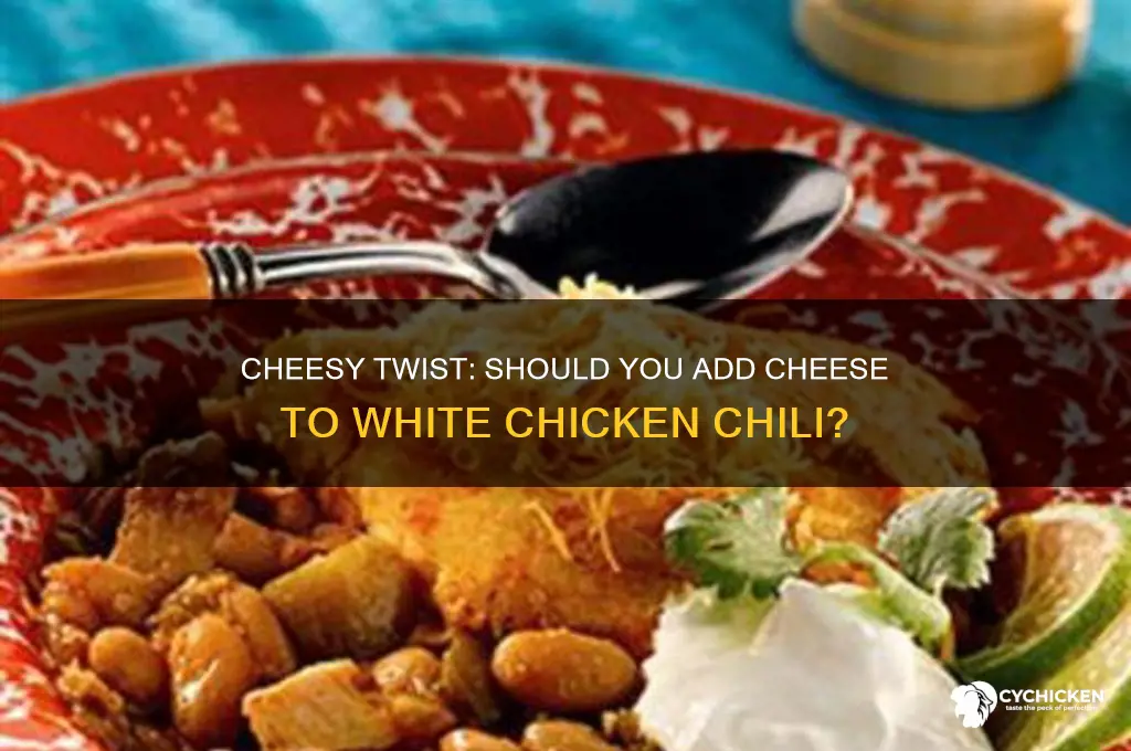 do you put cheese in white chicken chili