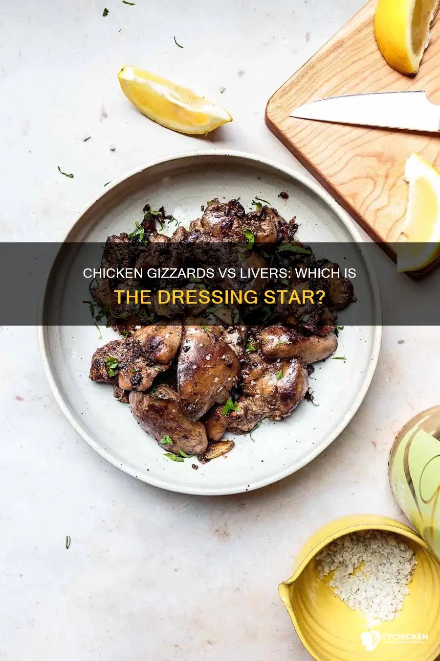 do you put chicken gizzards or chicken livers in dressing