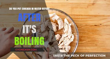 The Best Way to Boil Chicken: Before or After?