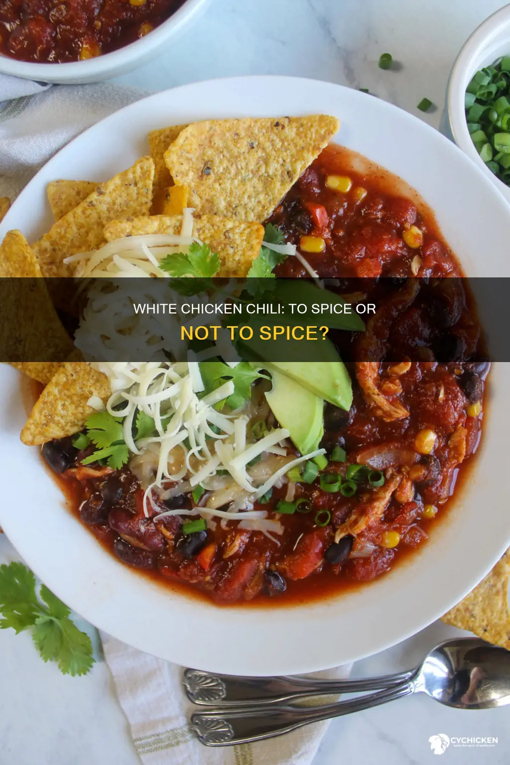 do you put chili powder in white chicken chili
