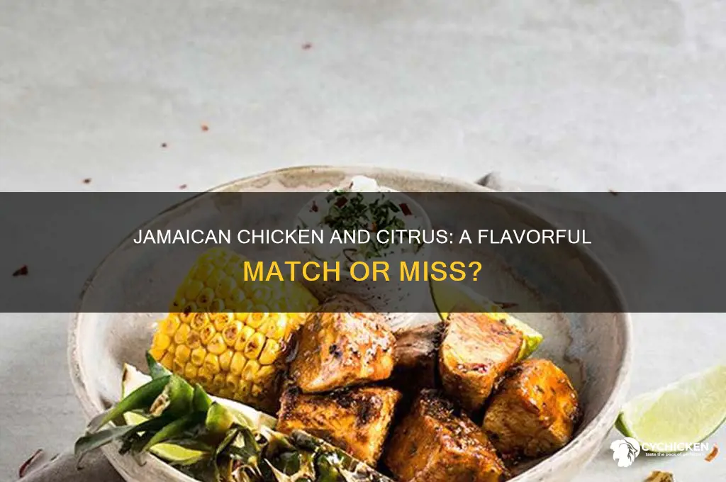 do you put citrus on jamaican chicken