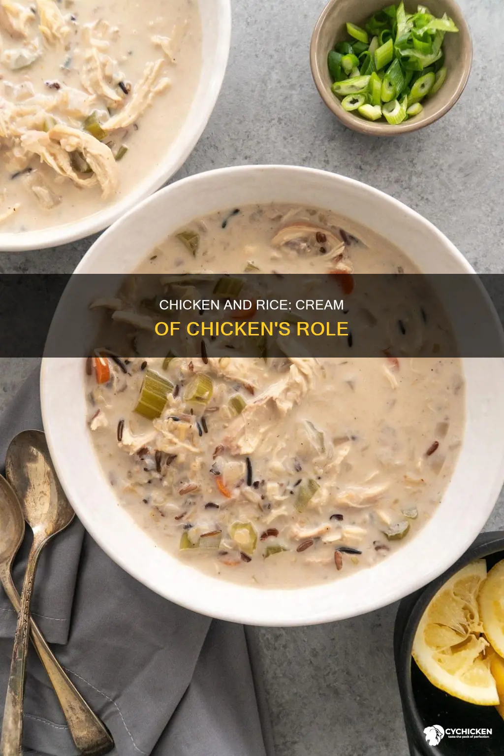 do you put cream of chicken in chicken and rice