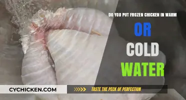 Thawing Frozen Chicken: Cold Water vs. Warm Water - Which is Best?