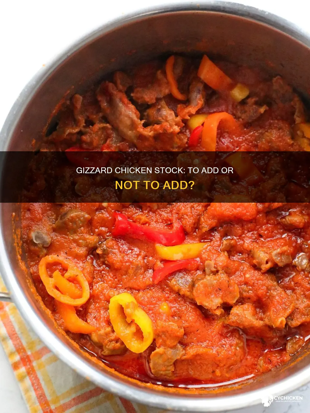 do you put gizzards in home made chicken stock