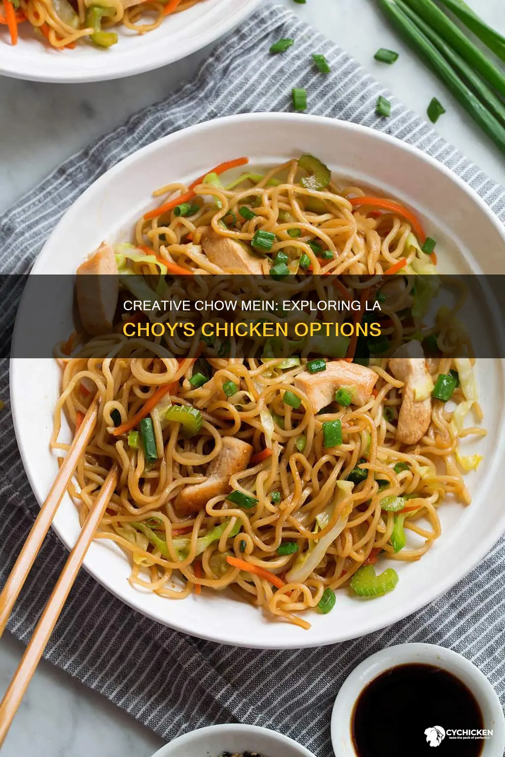 do you put lachoy chicken chow mein with anything
