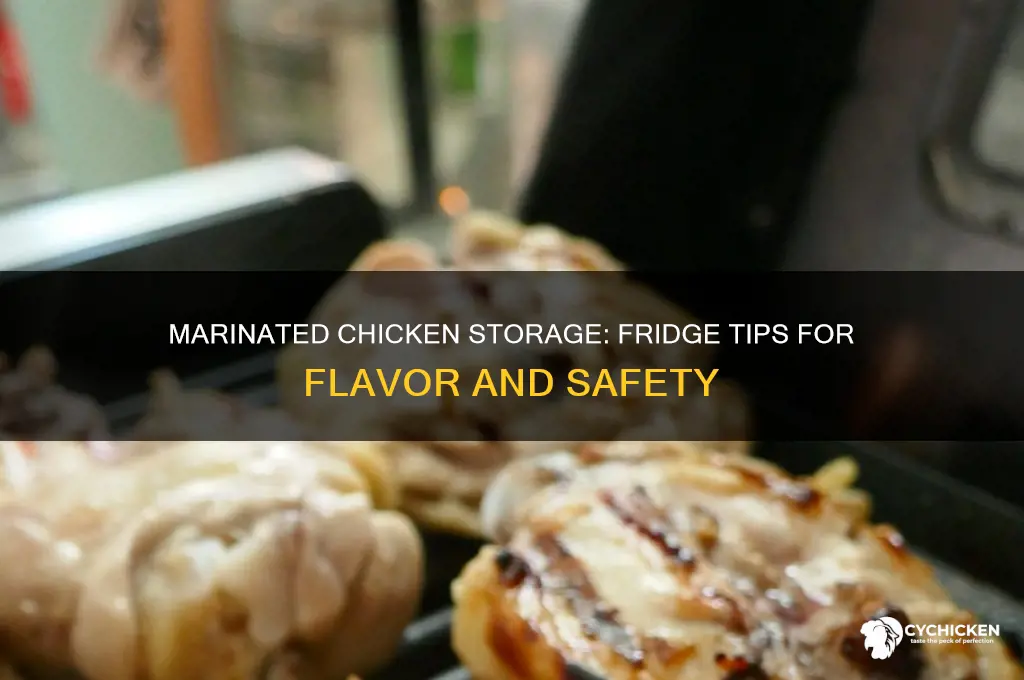 do you put marinated chicken in the fridge
