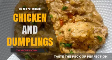 Milk in Chicken and Dumplings: A Southern Comfort Food Debate