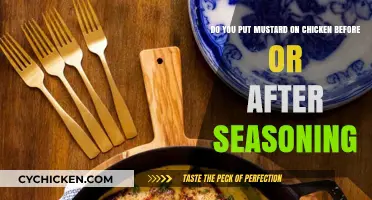 The Perfect Chicken: Mustard Before or After Seasoning?