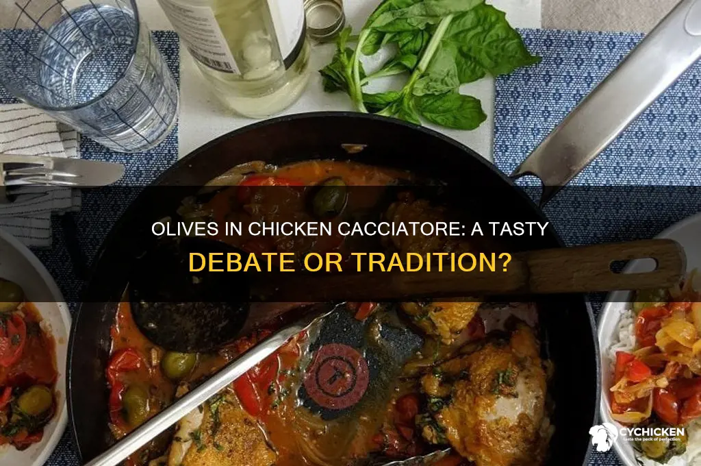 do you put olives in chicken cac