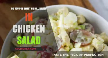 Sweet vs. Dill Relish: The Great Chicken Salad Debate