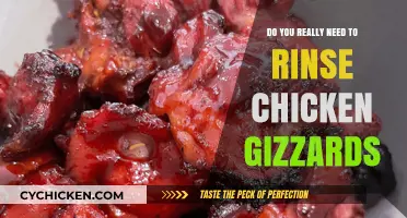 Should You Rinse Chicken Gizzards? A Cleaning Debate Explored
