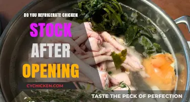 Refrigerating Chicken Stock: Essential Tips After Opening the Container