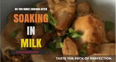 Should You Rinse Chicken After Milk Soaking? Expert Tips Revealed