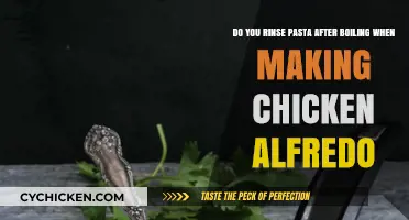 Should You Rinse Pasta for Chicken Alfredo?