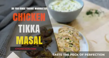 Should You Rinse Yogurt-Marinated Chicken Tikka Masala Before Cooking?