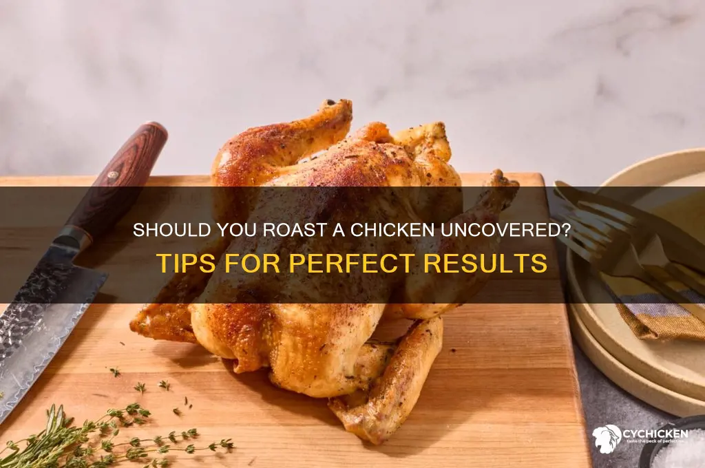 do you roast a chicken uncovered