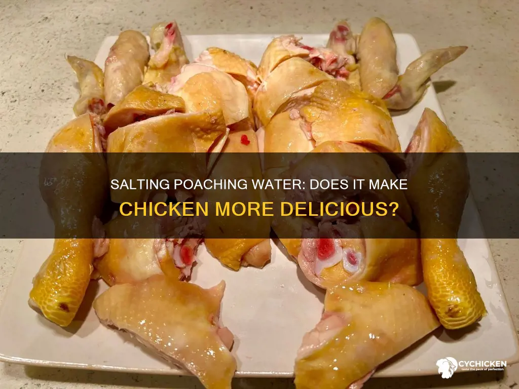 do you salt the water when you poach chicken