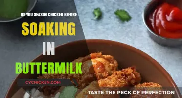 Seasoning Chicken Before Buttermilk Soak: A Flavorful Debate