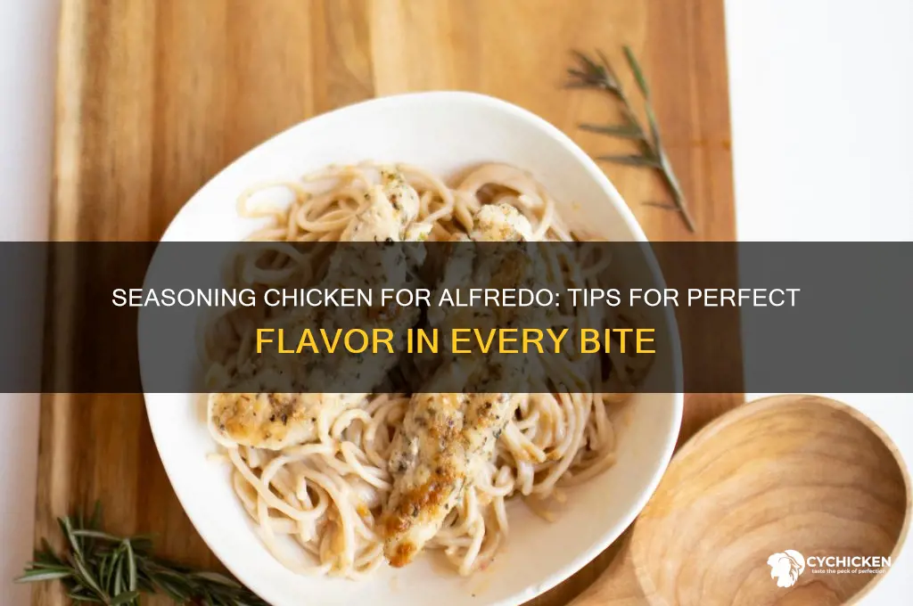 do you season chicken for chicken alfredo