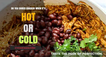 Shredding Chicken: Hot or Cold?