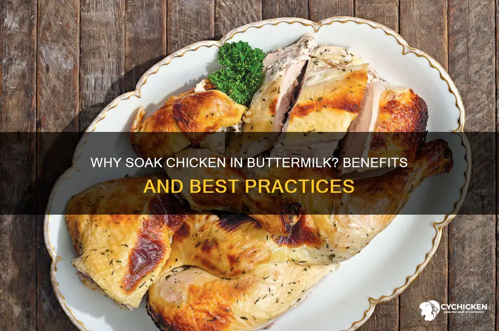 do you soak certain chicken in buttermilk