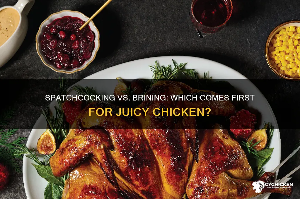do you spatchcock a chicken before brining