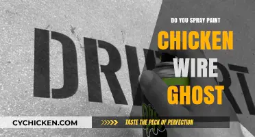 Spray Painting Chicken Wire Ghosts: Creative DIY Halloween Decor Ideas