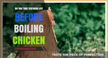 Should You Remove Feathers Before Boiling Chicken? A Culinary Guide