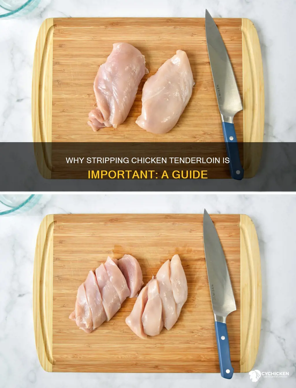 do you take the strip out of chicken tenderloin