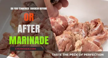 Tenderize Chicken Before or After Marinade: Timing Tips for Juicy Results