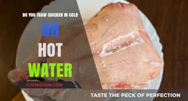 Thawing Chicken: Cold or Hot Water?