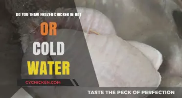 The Great Thawing Debate: Hot vs. Cold Water for Frozen Chicken