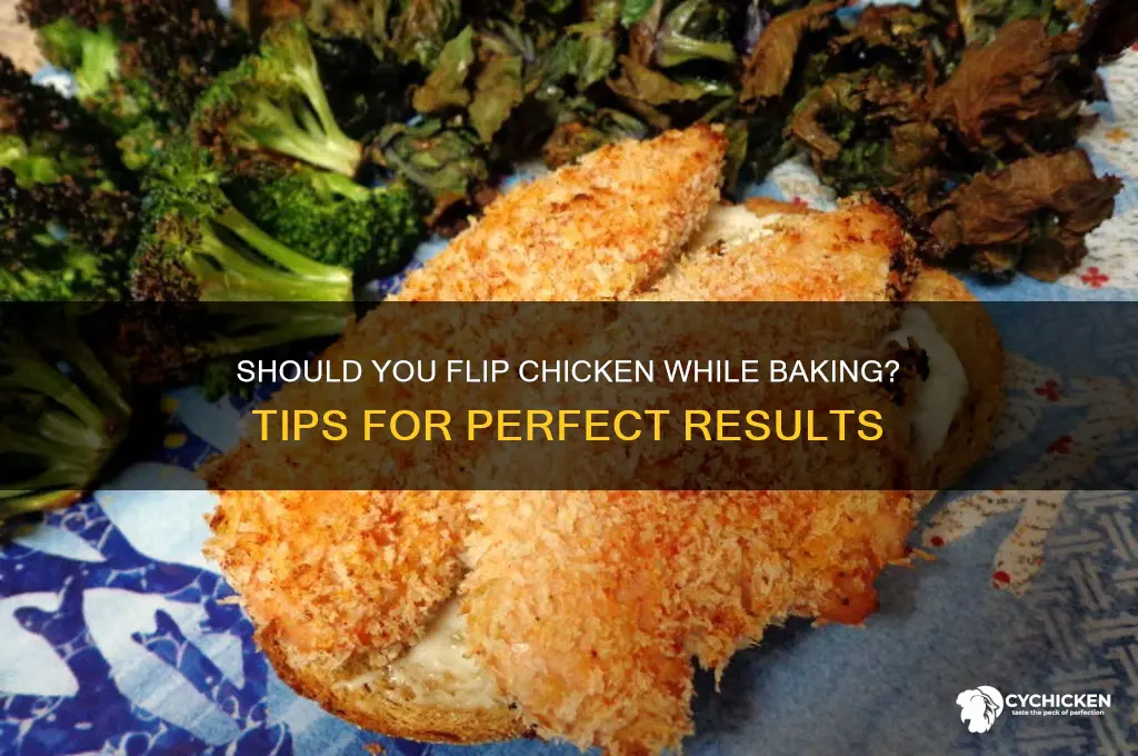 do you turn chicken over when baking