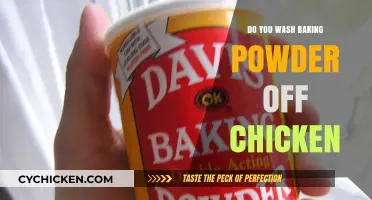 Should You Rinse Baking Powder Off Chicken Before Cooking?