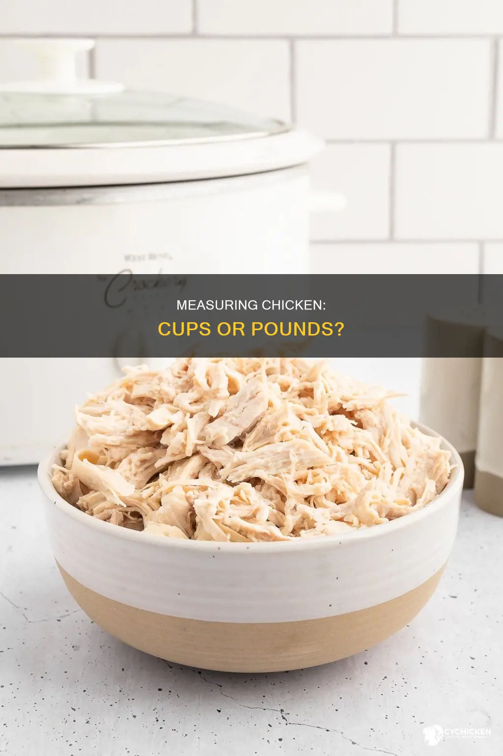 does 1 lb of chicken equal how many cups