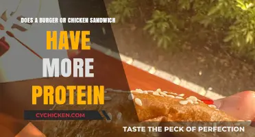 Burger vs. Chicken Sandwich: Which Has More Protein?