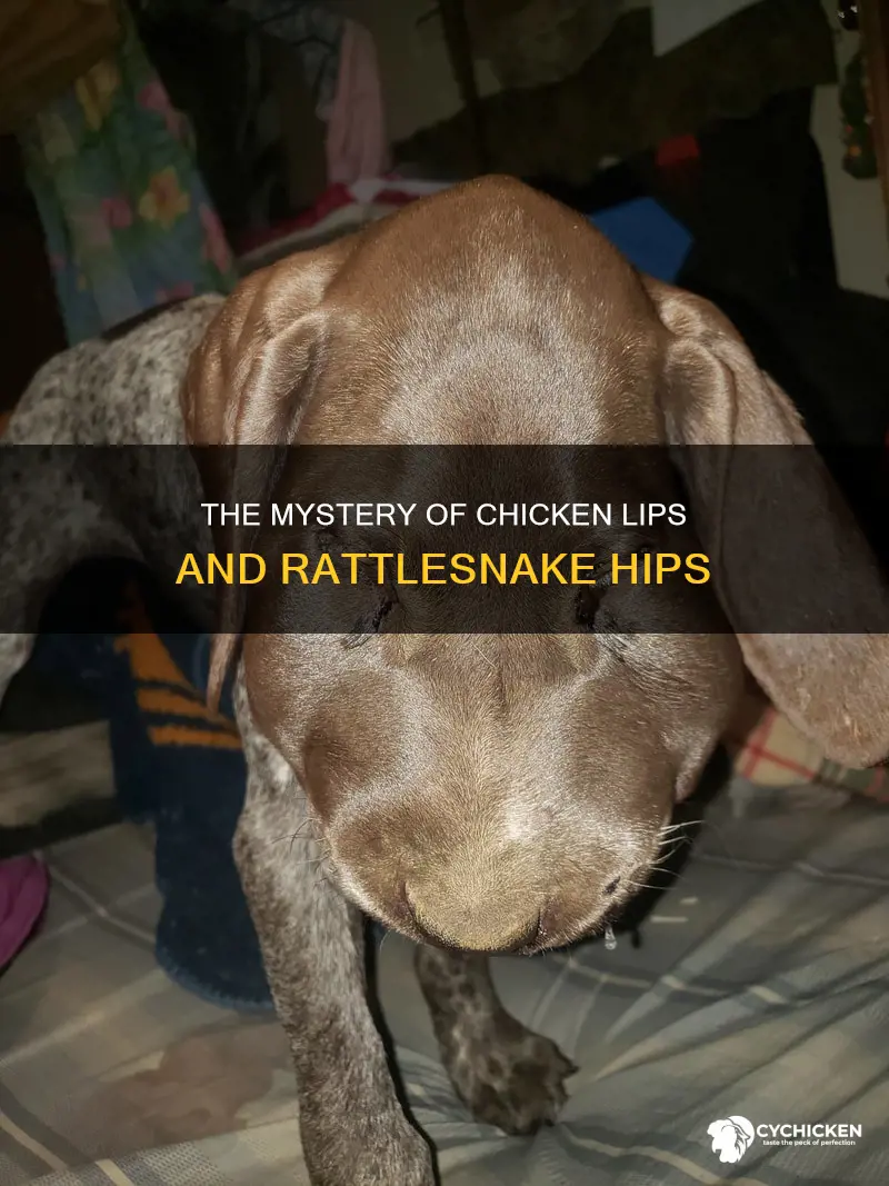 does a chicken have lips does a rattlesnake have hips