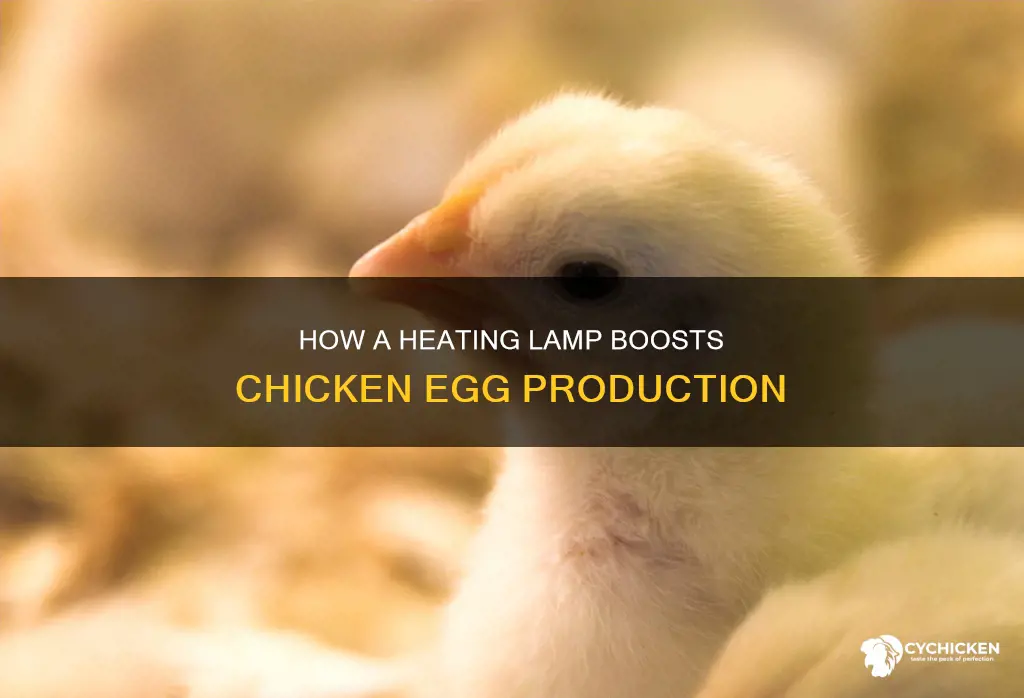 does a chicken heating lamp help with laying egss