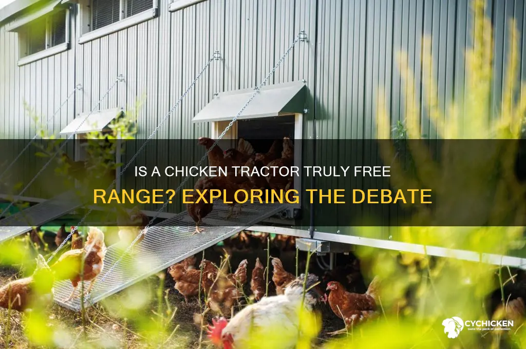 does a chicken tractor count as free range