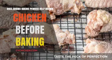 Baking Powder: Browning Chicken Before Baking?