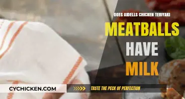 Aidells Chicken Teriyaki Meatballs: Milk-Free or Dairy Concern?