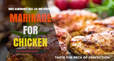 Albertsons Chicken Marinade: Lee & Perrins Available?