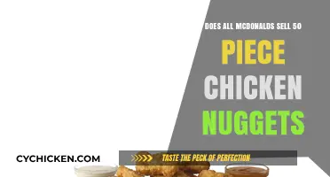 Do All McDonald's Locations Offer 50-Piece Chicken McNuggets?